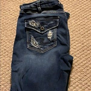 Silver brand jeans size 31.